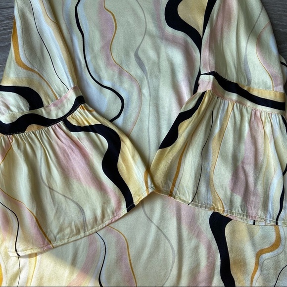 Culture Bell Sleeve Satin  Blouse - Picture 10 of 15